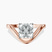 Pre-Designed 14kt Rose Gold Eden Crest Lab Diamond Ring