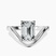 Pre-Designed 14kt White Gold Eden Crest Lab Diamond Ring