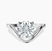 Platinum Eden Crest Lab Diamond Ring