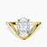 Pre-Designed 10kt Yellow Gold Eden Crest Lab Diamond Ring