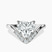 Pre-Designed Platinum Curved Crest Lab Diamond Ring