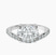 Pre-Designed Platinum Pave Crest Lab Diamond Ring