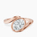 Pre-Designed 9ct Rose Gold Ava Crest Lab Diamond Ring