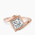 Pre-Designed 9ct Rose Gold Ava Crest Lab Diamond Ring