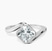 Pre-Designed 14ct White Gold Ava Crest Lab Diamond Ring
