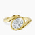 Pre-Designed 9ct Yellow Gold Ava Crest Lab Diamond Ring