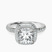 Amarya Secret Double Halo Lab Diamond Engagement Ring in 10kt White Gold