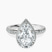 Amarya Secret Double Halo Lab Diamond Engagement Ring in 9ct White Gold