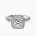 Amarya Secret Double Halo Lab Diamond Engagement Ring in 9ct White Gold