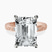 Pre-Designed 10kt Rose Gold Antique Allure Vintage Lab Diamond Ring
