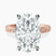 Pre-Designed 10kt Rose Gold Antique Allure Vintage Lab Diamond Ring