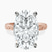 Pre-Designed 18kt Rose Gold Antique Allure Vintage Lab Diamond Ring