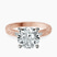 Pre-Designed 10kt Rose Gold Antique Allure Vintage Lab Diamond Ring