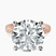 Pre-Designed 18kt Rose Gold Antique Allure Vintage Lab Diamond Ring