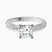 Pre-Designed Platinum Antique Allure Vintage Lab Diamond Ring