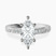 Pre-Designed Platinum Antique Allure Vintage Lab Diamond Ring