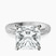 Pre-Designed Platinum Antique Allure Vintage Lab Diamond Ring