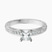 Pre-Designed Platinum Antique Allure Vintage Lab Diamond Ring