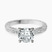 Pre-Designed Platinum Antique Allure Vintage Lab Diamond Ring