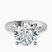 Pre-Designed Platinum Antique Allure Vintage Lab Diamond Ring