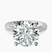 Pre-Designed Platinum Antique Allure Vintage Lab Diamond Ring