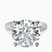 Pre-Designed Platinum Antique Allure Vintage Lab Diamond Ring