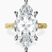 Pre-Designed 18kt Yellow Gold Antique Allure Vintage Lab Diamond Ring