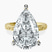 Pre-Designed 14kt Yellow Gold Antique Allure Vintage Lab Diamond Ring
