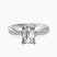 Twisted Vine Lab Diamond Engagement Ring in 10kt White Gold