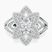 Pre-Designed 10kt White Gold Indigo Vintage Lab Diamond Ring