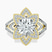 Indigo Vintage Lab Diamond Engagement Ring in 14kt Yellow Gold