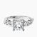 Pre-Designed Platinum Catrina Cutwork Lab Diamond Ring