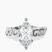 Pre-Designed 18ct White Gold Catrina Cutwork Lab Diamond Ring