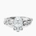 Pre-Designed 14ct White Gold Catrina Cutwork Lab Diamond Ring