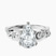 Pre-Designed 14ct White Gold Catrina Cutwork Lab Diamond Ring