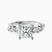 Pre-Designed 10kt White Gold Catrina Cutwork Lab Diamond Ring