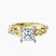 Pre-Designed 14ct Yellow Gold Catrina Cutwork Lab Diamond Ring