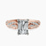 Vintage Willow Lab Diamond Engagement Ring in 18kt Rose Gold