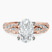 Vintage Willow Lab Diamond Engagement Ring in 18kt Rose Gold