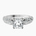 Vintage Willow Lab Diamond Engagement Ring in 10kt White Gold