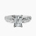Vintage Willow Lab Diamond Engagement Ring in 10kt White Gold