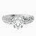 Vintage Willow Lab Diamond Engagement Ring in 10kt White Gold