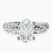 Vintage Willow Lab Diamond Engagement Ring in 10kt White Gold