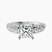 Vintage Willow Lab Diamond Engagement Ring in 10kt White Gold