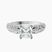Vintage Willow Lab Diamond Engagement Ring in 10kt White Gold