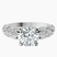 Vintage Willow Lab Diamond Engagement Ring in 10kt White Gold