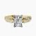 Vintage Willow Lab Diamond Engagement Ring in 18kt Yellow Gold
