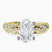 Vintage Willow Lab Diamond Engagement Ring in 18kt Yellow Gold