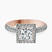 Pre-Designed 18kt Rose Gold Kathrine Halo Lab Diamond Ring