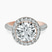 Pre-Designed 10kt Rose Gold Kathrine Halo Lab Diamond Ring